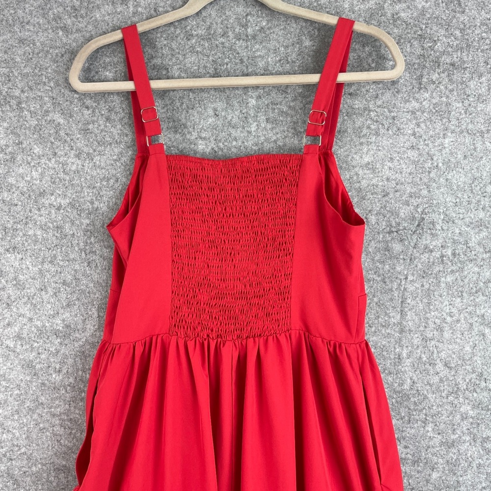 Scarlet Darkness Dress Womens Large Renaissance Milkmaid Coquette Vampy - Picture 12 of 16